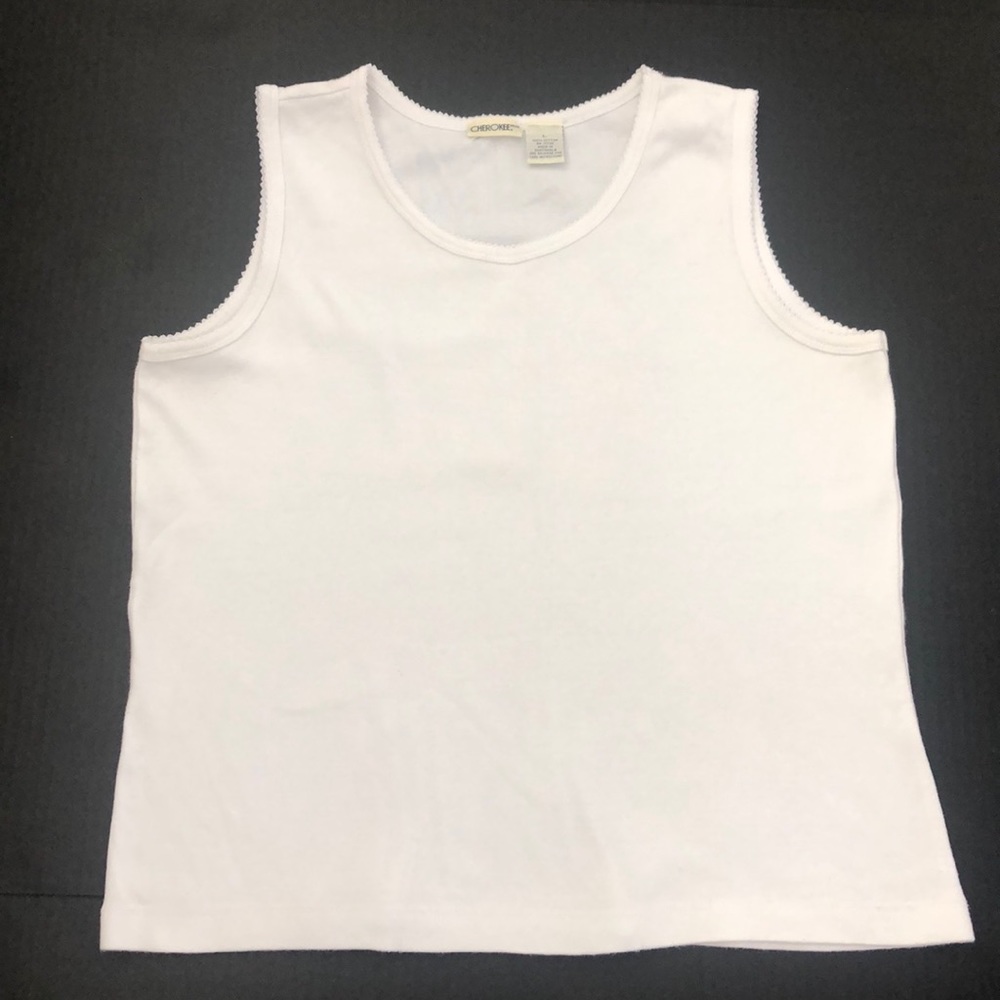 Cherokee white tank top